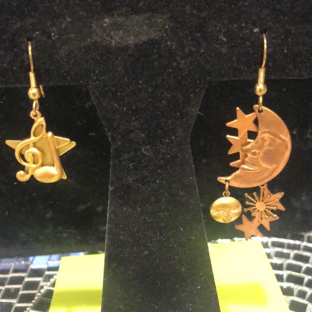 Vintage Island Magic Mismatched Charm Earrings-Boutique